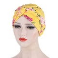 Fashionable New Versatile Muslim Pattern Cloth Twisted Headband Hat Printed Leopard Print Inner Turban