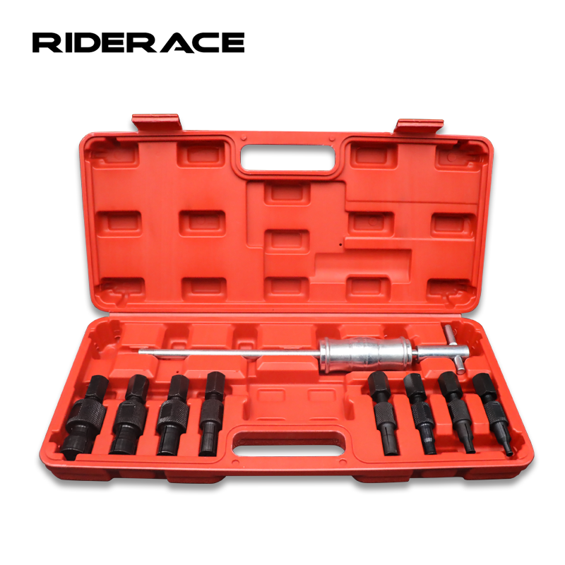 RIDERACE Repair Tool Kit High-Strength Carbon Steel Slide Hammer Pilot Bearing Puller With T-handle for Bike Internal Extractor