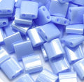 Miyuki Tila Beads 5 * 5 * 1.9 mm [15 Color Opaque  Glazed  Luster ]10g Pack