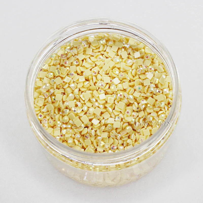 Diamond Painting AB Drills Square 3078AB Yellow Color DMC Diamond AB Beads