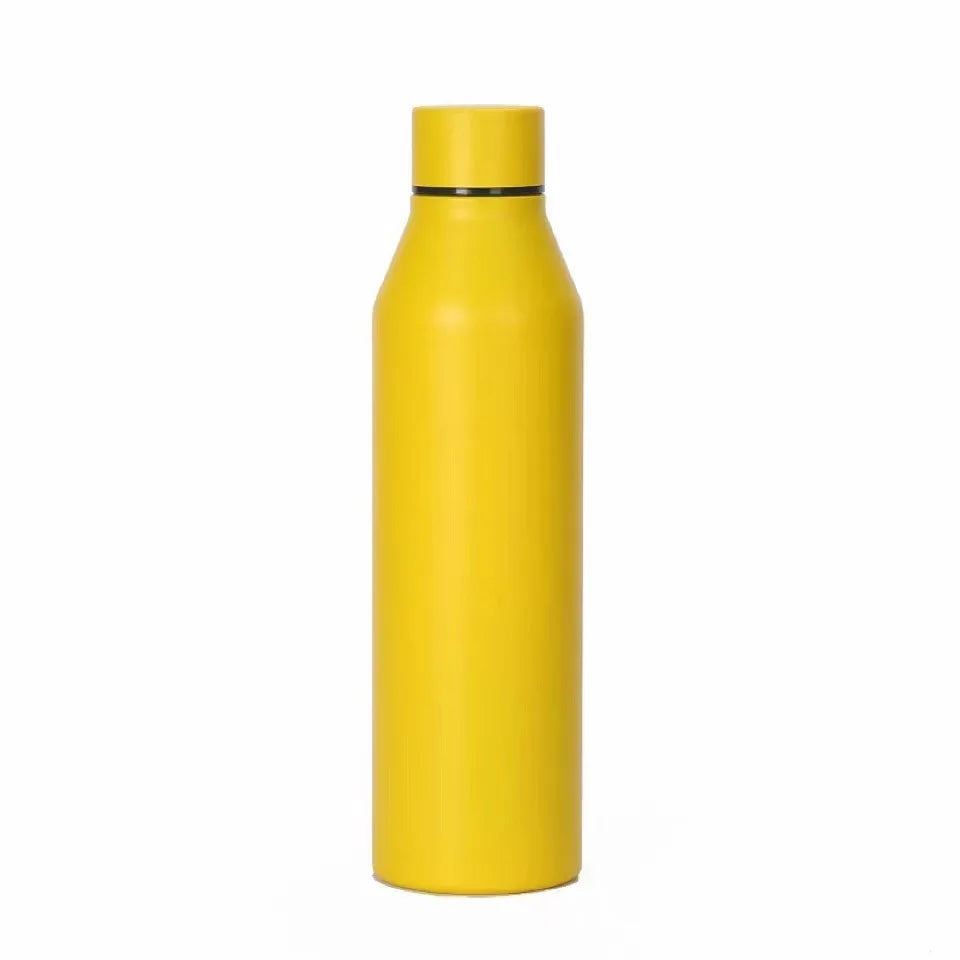 ROSY Narrow Mouth 18/8 Stainless Steel Double Wall Vacuum Insulated Leak-Proof Portable Sports Thermos with Lid for Gym Travel