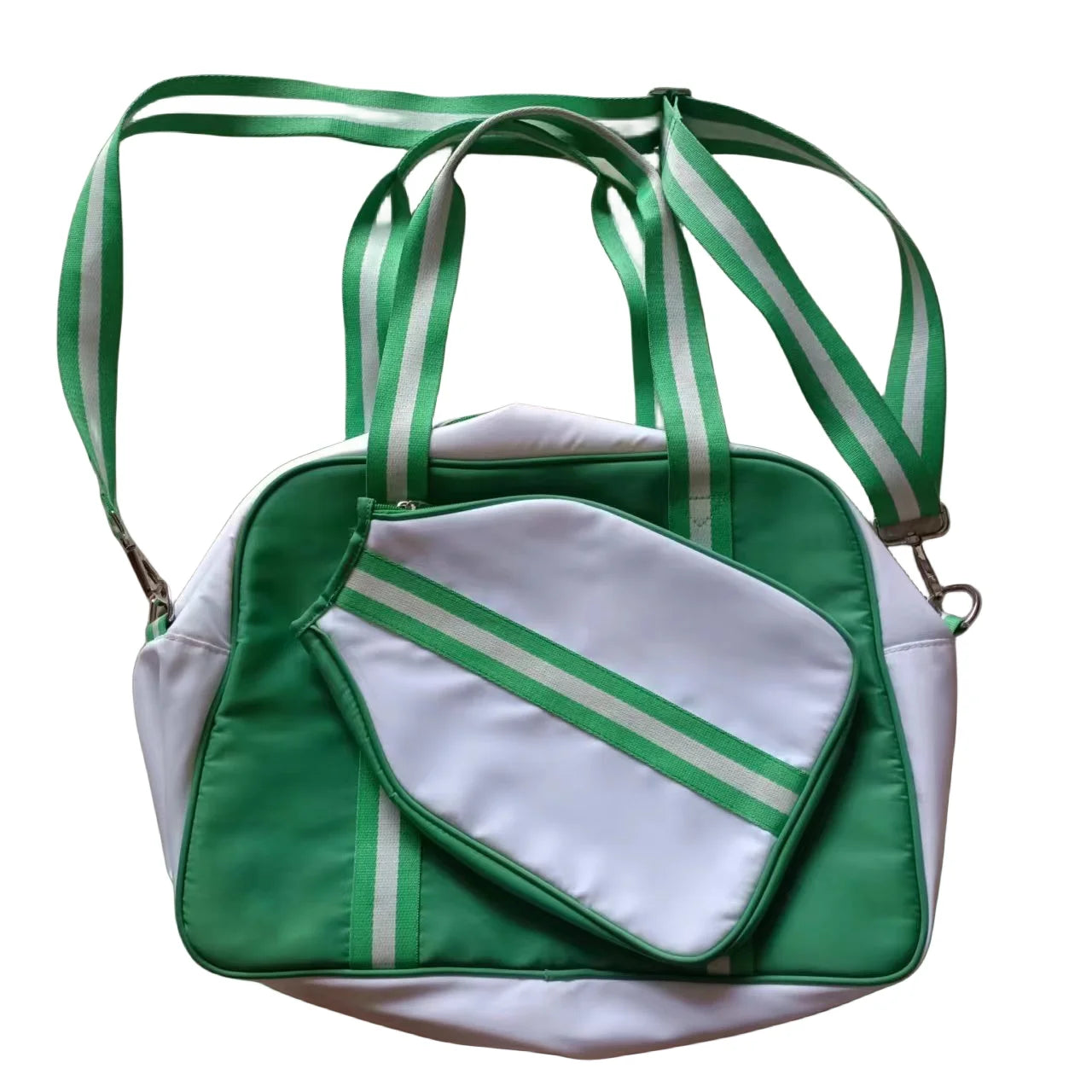 Custom Crossbody Sling Pickleball Paddle Bag with Front Pocket for 2 Paddles Pickleball Bag