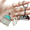 Wholesale Luxury Fashion Metal Key Chain Custom logo Personalized Keyring Designer Enamel Keychain Charms