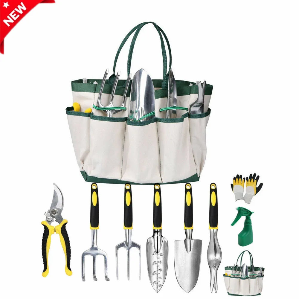 HGT08A Specialty 8 Piece Lady Garden Tool Set Flower Design Garden Tool Set Gardening Tool With Bag