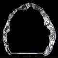 Wholesale Custom Engraved Etched Round Crystal Iceberg Award with Gift Box for Souvenir Gift