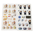 Direct Factory Printing Cheap Adhesive Full Anime Design Custom Kiss Cut Stickers Sheet
