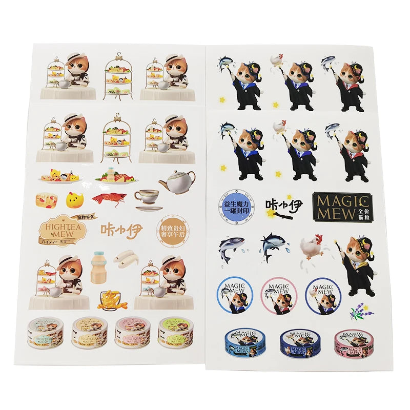 Direct Factory Printing Cheap Adhesive Full Anime Design Custom Kiss Cut Stickers Sheet