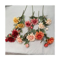 Best Price  Modern Novel Design 3-Head Oil Painted Dahlia  Cadburys Roses