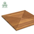 MUMU Gold Wainscoting Solid Wood Materials Wood Stripes Interior Wall Panel for House Decorative Panels