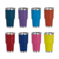 Custom logo Matte 30 oz Double Wall Vacuum Insulated Stainless Steel Tumblers Wholesale Cooler Tumbler with Straw Lid Mug Termos