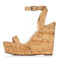 2019 Ladies Platform Cork Wedges Women Wedge Heel Sandals Shoes