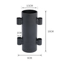 TA2073B Adjutstable Steel Material Holder Fixer for Camping Tent Pole with 2 Nuts Tent Pole Support Holder Stand with 2 Nuts