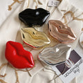 2024 Fashion Lips Evening Clutch Purse Ladies Acrylic Banquet Handbags Chain Shoulder Party Women Crossbody Shoulder Ba