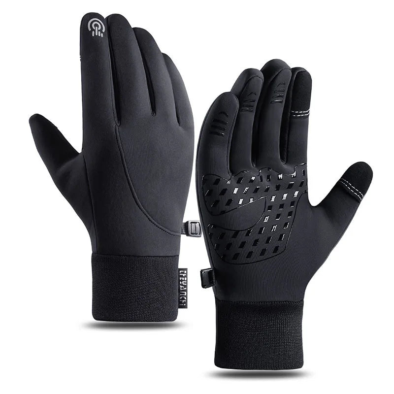 Custom Thermal Windproof Gloves Winter Touch Screen Warm Gloves for Cycling Outdoor Sports