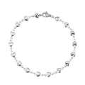 Handmade 18K Gold Plated Stainless Steel Heart Chain Link Bracelet for Men Women Wedding Gift Wholesale Available