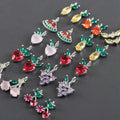 M1027  6pcs/lot Wholesale Jewelry Accessoriespass REACHnickel Freerhodium Platedcopperzirconsdiy Pendantsmaking