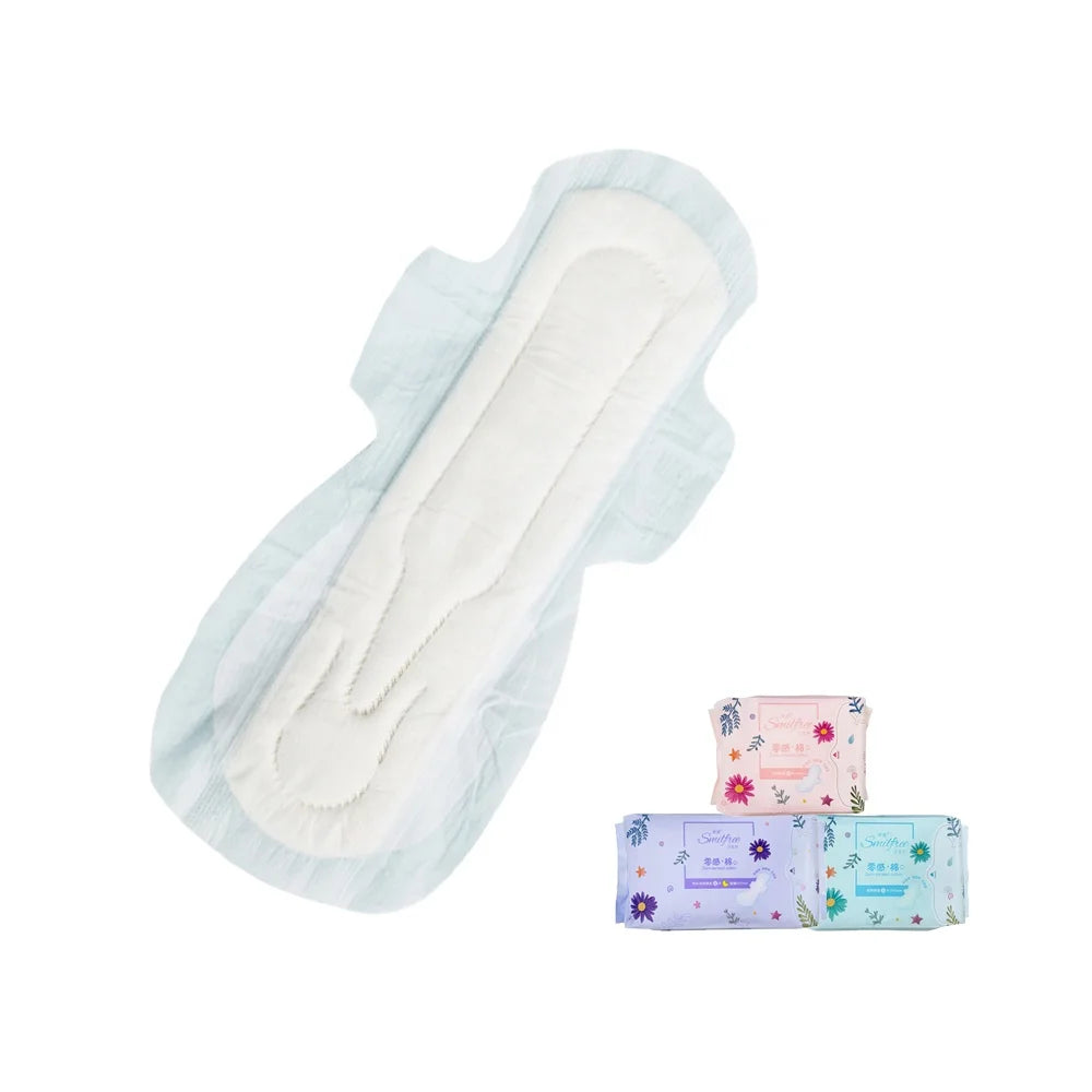 OEM Organic Cotton Menstrual Period  Pad Sanitary Napkin for Private Label