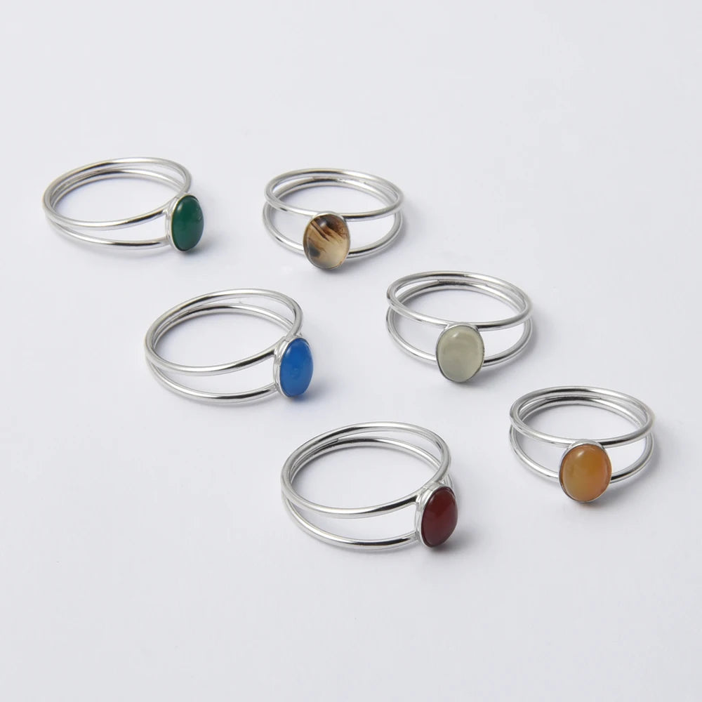 Sterling Silver Gemstone Ring Sold by PC Wedding Anniversary Gifts for Wife