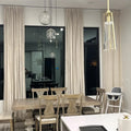 Hot Sale Woven Linen Fabric Natural Sheer Curtain for Hotel Living Room and Kitchen Use
