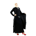 New Design Black Women's Long Sleeve Muslim Abaya for Infants & Toddlers-New Model Islamic Clothing