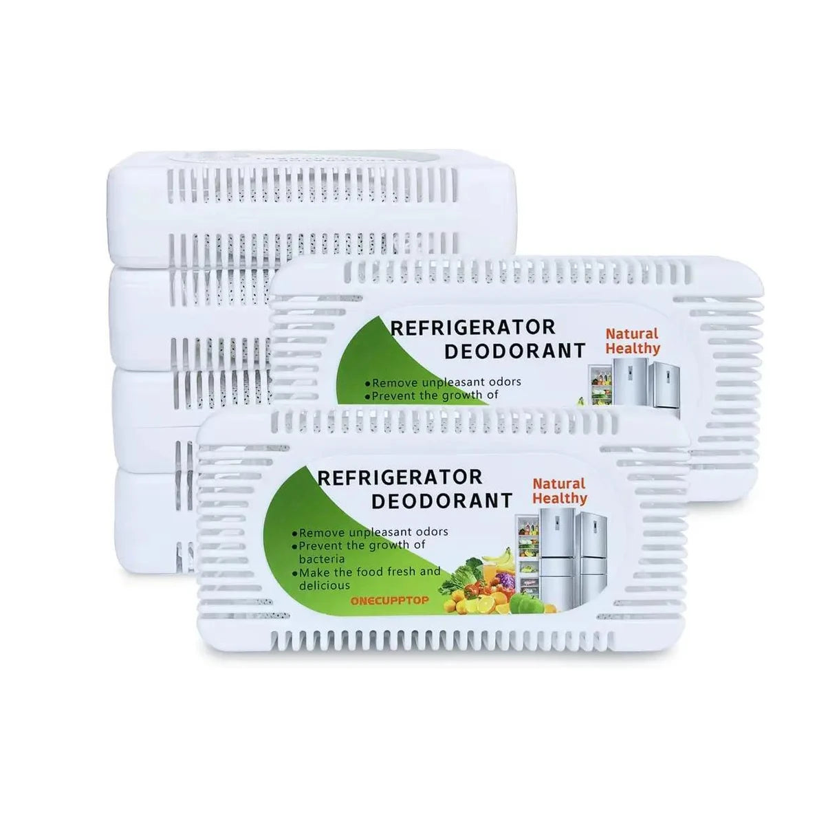 50g*2 Pack Refrigerator Deodorizer Activated Bamboo Charcoal Odor Eliminator for Fridges