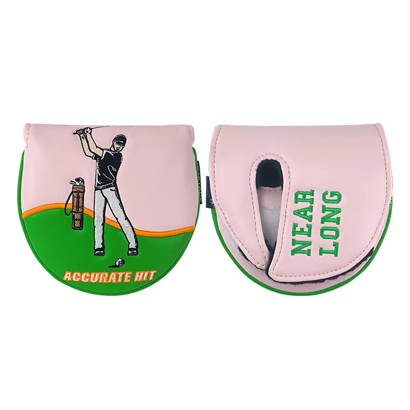 Custom PU Leather Magnetic Closure Golf Club Headcover Waterproof Driver Headcovers with Embroidered Logo Factory Price