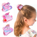 Wholesale carton Sweet 5.5cm Unicorn matter  acrylic hair claw for children