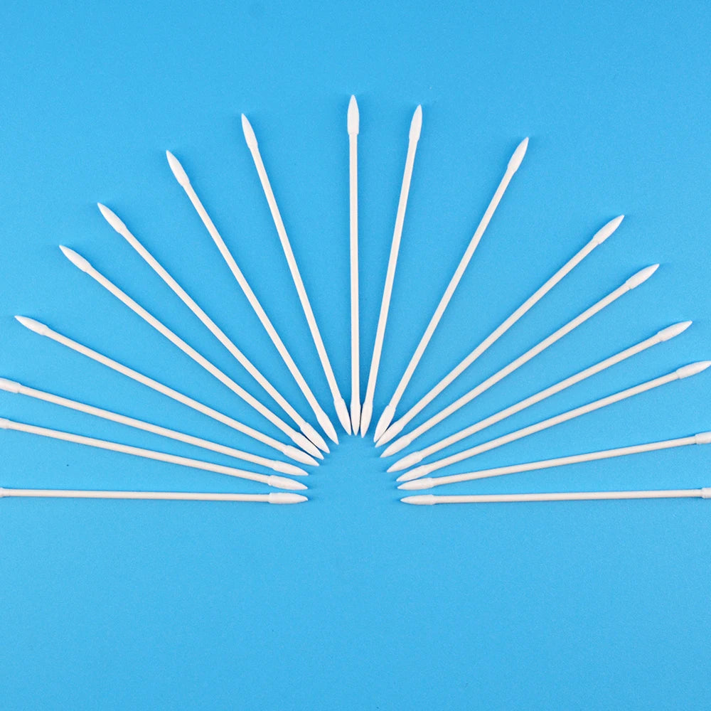 BB013# 25pcs Per Bag Lint Free Double Pointed Tips Cleanroom Cleaning Cotton Bud Swabs