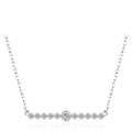 New Arrival Zircon Fine Jewelry European American Style Full Diamond Necklace Silver 925 Pendant Necklace for Women