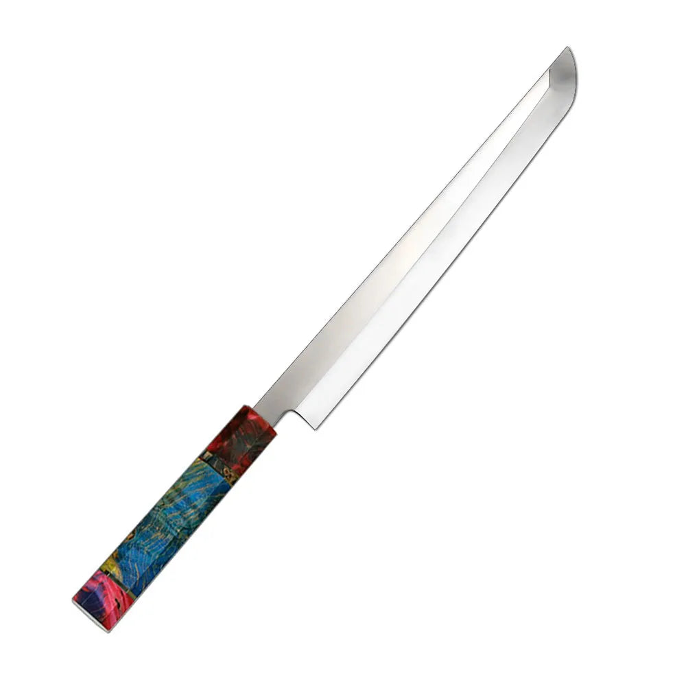 Amber 11 Inch 270mm Sashimi Fish Kitchen Knife High Carbon Yanagiba Knife