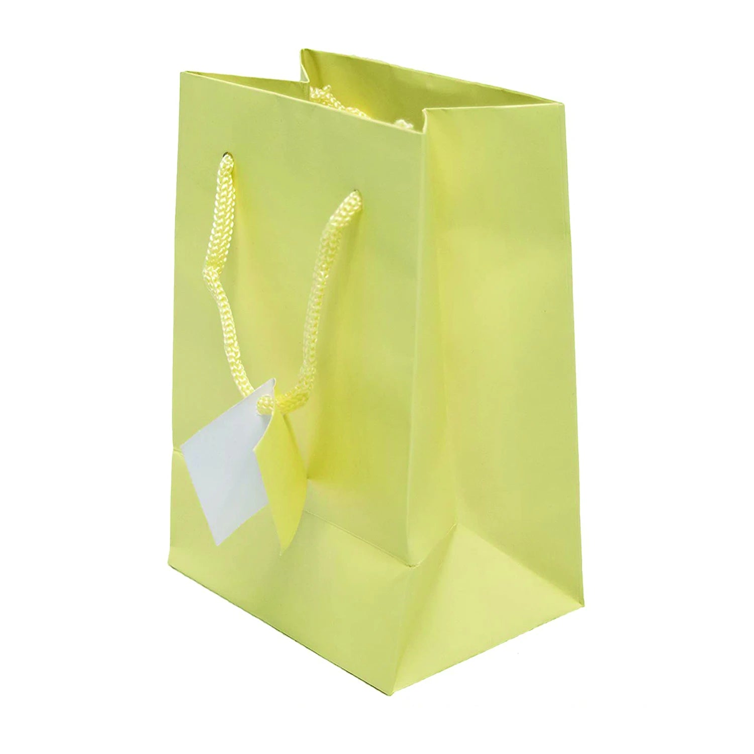 Ivory Matte Laminated Euro Tote Paper Gift Bag Bundle Offset Printing Eco-Friendly Recycled Kraft Packaging for Crafts Candles