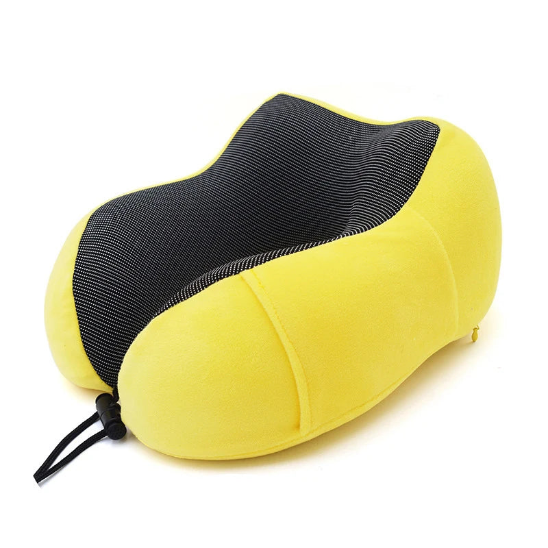 Memory Foam Travel Pillow for Comfortable Neck Support While Sleeping