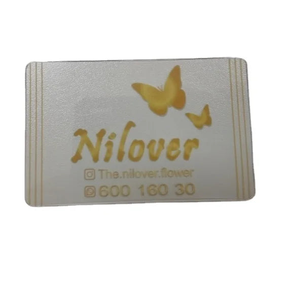 Plastic Transparent clear Business VIP Card