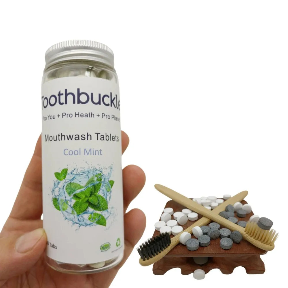 Dental Care Mouth Wash Mint Chewable Mouthwash Tablets Travel Size With Private Label