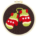 Customizable Cross Stitch DIY Craft Embroidery Set Wholesale Manufacturing Factory Novelty Gloves Gift Ideas Punch Needle Kit