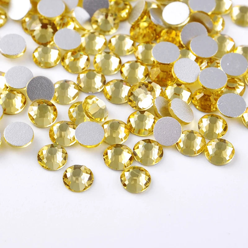 Nail Art Rhinestone Crystal Glass Flatback Rhinestone DIY Beauty Accessories Factory Directly Sale