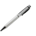 Factory Direct Sale Price 1.0mm Writing Width Crystal Metal Ballpoint Pen With LOGO Printing for Promotion Gift