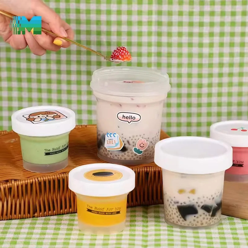Best Price Plastic Bottle Multi-purpose Bouteille En Plastique Juice Milky Tea Drinks Transparency Plastic Bottle