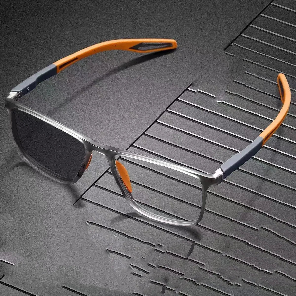 Full Rim Square Optical Glasses Men Frame Sports Prescription Eyeglasses Photochromic Frame Male TR90 Myopia Spectacles Frame