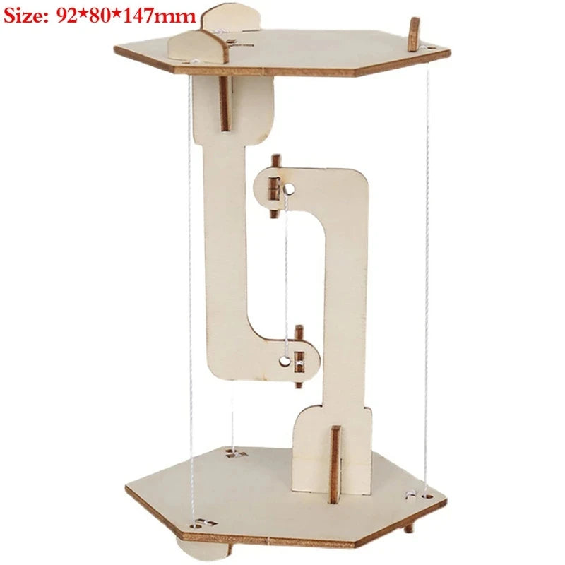 Wooden Anti-Gravity Diy Model Toy Tensegrity Structure Floating Table Floating Table Children's Building Model Toy