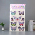 Hot Selling 3D 4D Butterfly Wall Stickers Wall Decoration Refrigerator Sticker Vase Room Family Decor Party Supplies