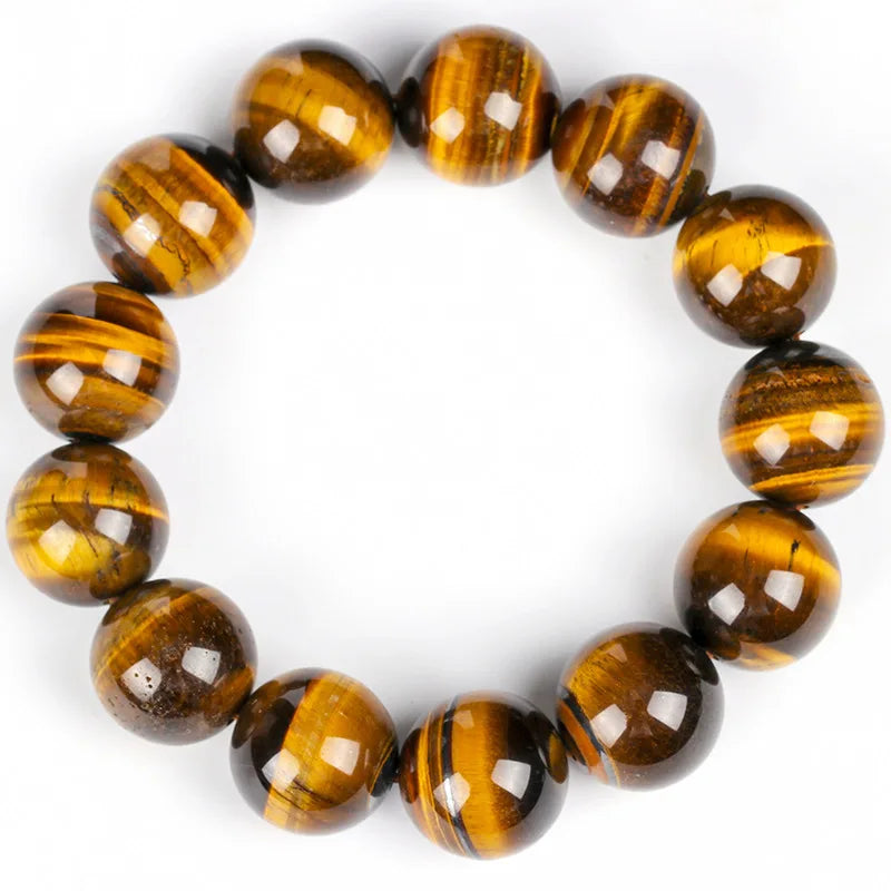 G1001 Stone Beads Wholesale Bracelets Jewelry 6/8/10/12MM Mens Tiger Eye Bracelet