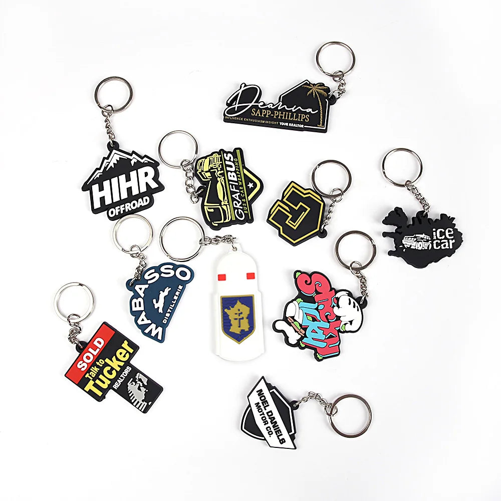 Keychain Promotional Creative Gifts Soft Pvc Key Chain Custom Design