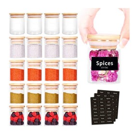 Best Selling Eco-friendly Products Kitchen 60 70 ml 2oz Mini Clear Storage Containers Seasoning Glass Jar for Spices