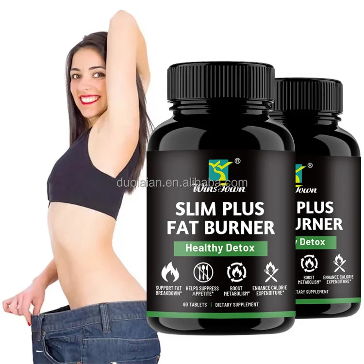 Slim Plus Halal Natural Herbal Beauty Fat Burner Adult Weight Loss Slimming Tablets