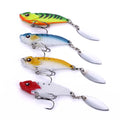 Wholesale VIB021 6cm 20g Artificial Vibration Baits Metal Blade VIB Spoon Fishing Lures
