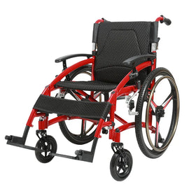 Customized Wufeng WF-6700 Aluminum Alloy Foldable Manual Wheelchair with CE Certification 1 Year Warranty for Disabled Elderly