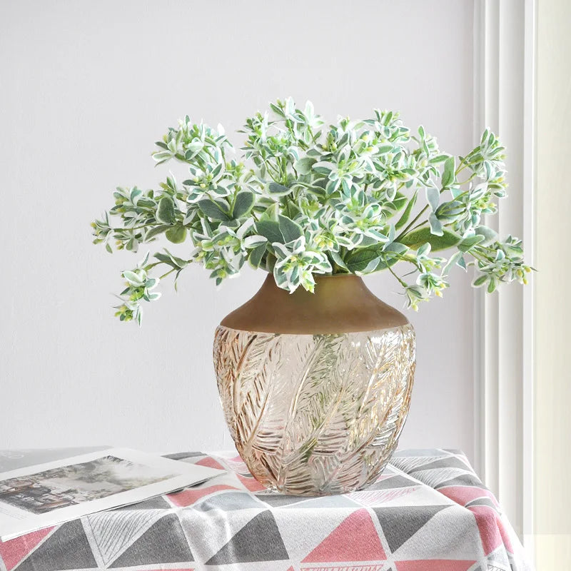 A-1738 Indoor Plastic Artificial Plant Decoration Living Room Artificial Plants Greenery for Home Wedding Decoration