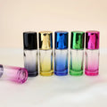 Perfume Spray Bottle Cosmetics Empty Color Glass 20ml Cylindrical Gradient Hebei Personal Care Hot Stamping Screw Cap Reed