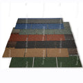 Lightweight Asphalt Shingle Roofing Material Heat Resistant Stone Chips Covered Building Top Shingles Roof Color Coated Shingles